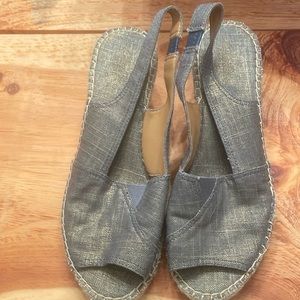 Clarks Wedge Slingback Sandals